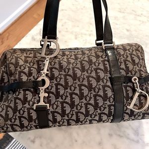 Christian Dior Blue Oblique Tote